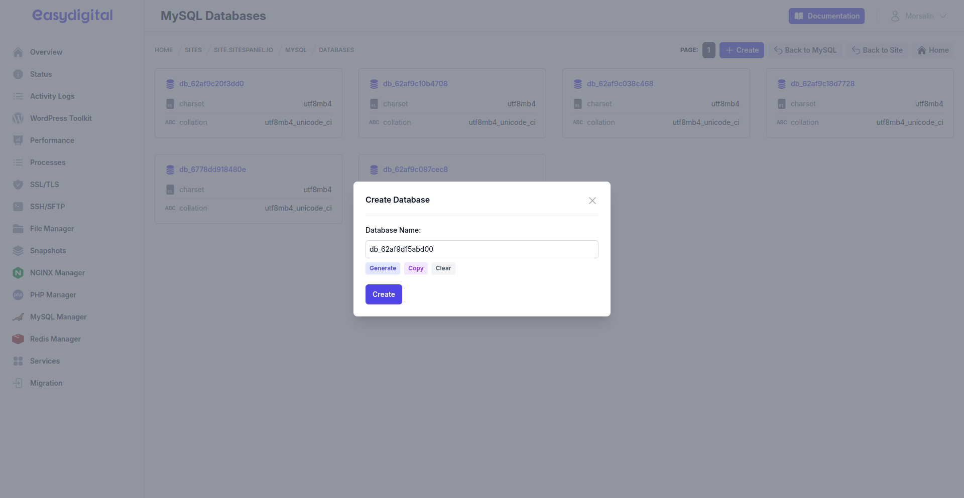 Create Database